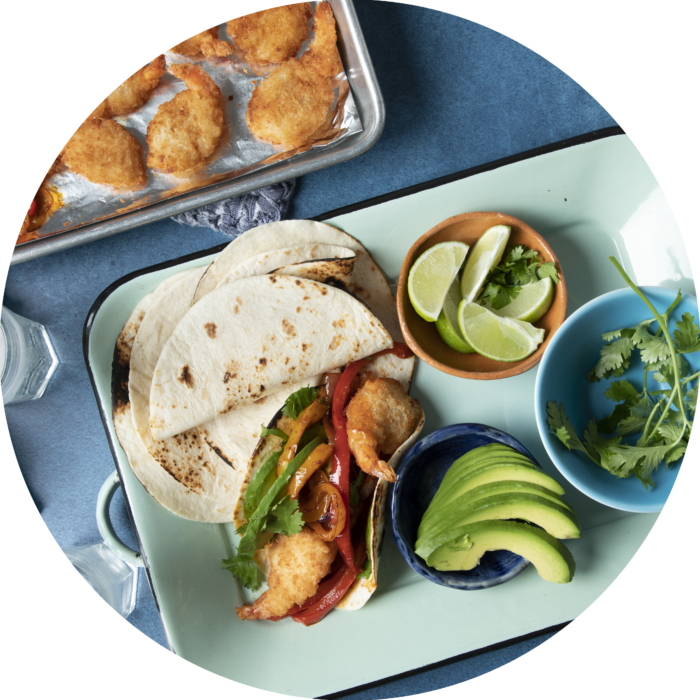 Sheet Pan Jumbo Shrimp Fajitas