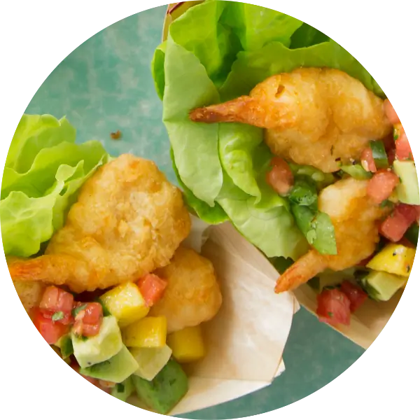Beer-Battered-Shrimp-Lettuce-Cups