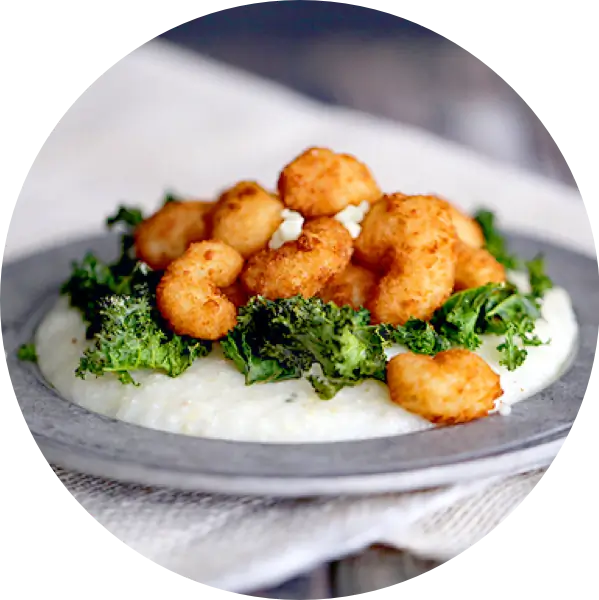 Honeyed_Shrimp_with_Crispy_Kale_Gorgonzola_Grits