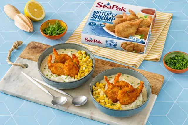 Shrimp and Mashed Potato Bowl