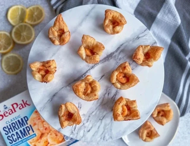 Shrimp Scampi Puff Pastry