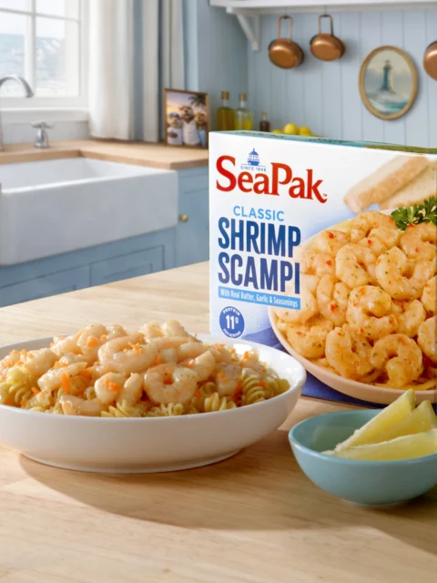 Buttered noodles scampi recipe