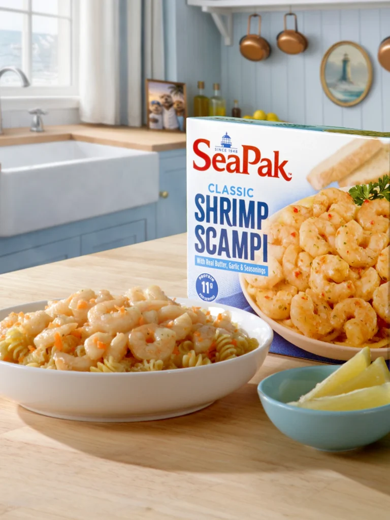 Buttered noodles scampi recipe