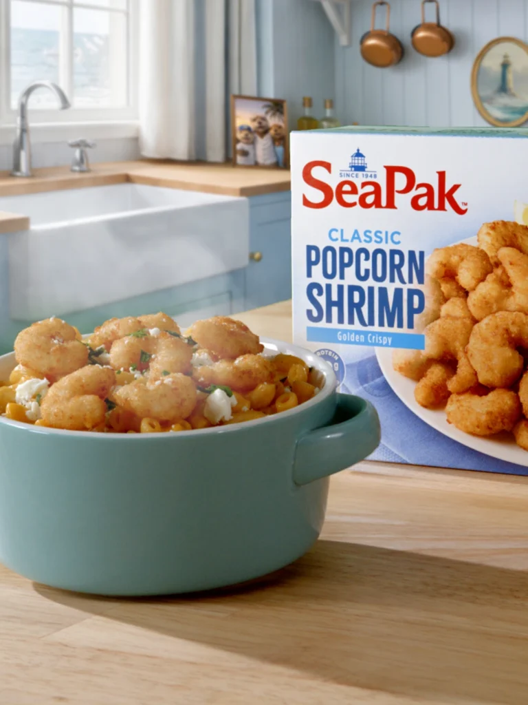 Popcorn shrimp mac and cheese recipe