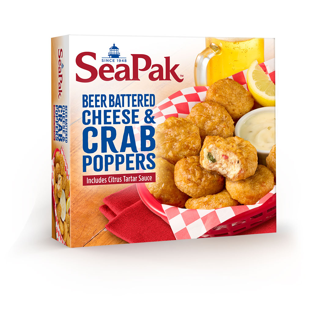Beer Battered Cheese & Crab Poppers SeaPak